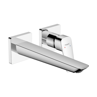 HansGrohe Logis Tek Kollu Lavabo Bataryası Fine Ankastre Duvara Monte 20,5 Cm Gaga İle - 71256000 - 1