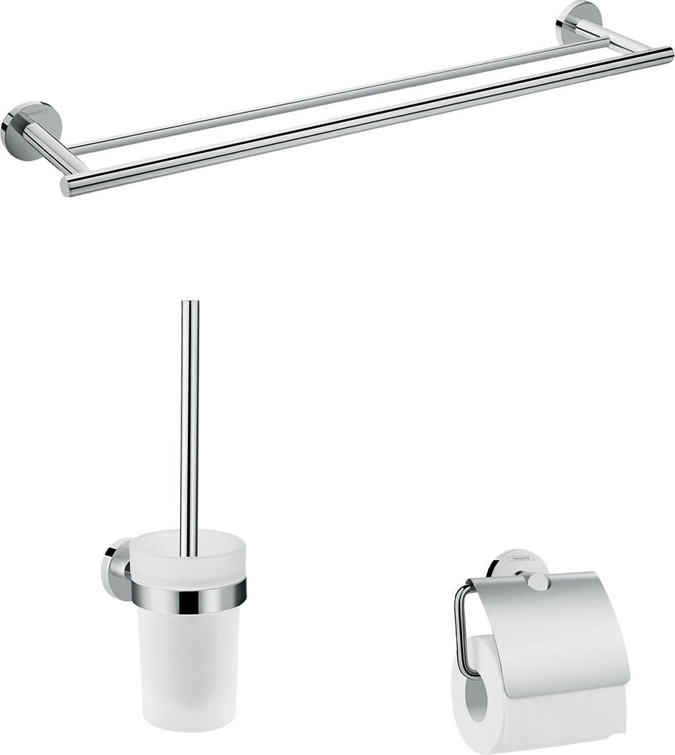 HansGrohe Logis Universal Tuvalet Fırçası Duvara Monte - 41722000 - 3
