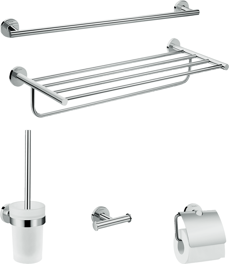HansGrohe Logis Universal Tuvalet Fırçası Duvara Monte - 41722000 - 4