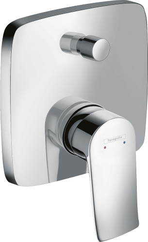 HansGrohe Metris Tek Kollu Banyo Bataryası Ankastre Montaj, Karışım Güvenliği En 717'Ye Göre - 31451000 - 1