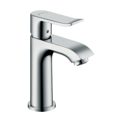 HansGrohe Metris Tek Kollu Lavabo Bataryası 100 Kumandalı, Küçük Lavabolar İçin - 31088000 - HANSGROHE