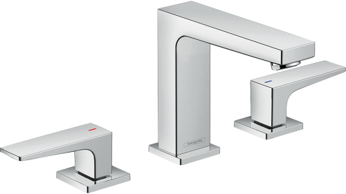 HansGrohe Metropol 3 - Delikli Lavabo Bataryası 110 Bas - Aç Gider Seti Ve Çubuk Volan İle - 32514000 - HANSGROHE
