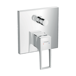 HansGrohe Metropol Tek Kollu Banyo Bataryası Ankastre Montaj, Loop Volan Ve Karışım Güvenliği En 717'Ye Göre - 74546000 - HANSGROHE