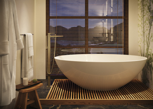 HansGrohe Metropol Tek Kollu Banyo Bataryası Çubuk Volan İle Yerden - 32532140 - 3