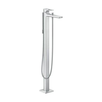 HansGrohe Metropol Tek Kollu Banyo Bataryası Loop Volan İle Yerden - 74532000 - 1