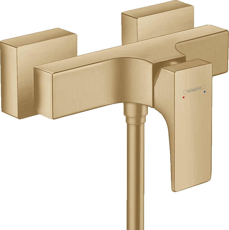 HansGrohe Metropol Tek Kollu Duş Bataryası Aplike, Çubuk Volan İle - 32560140 - 1