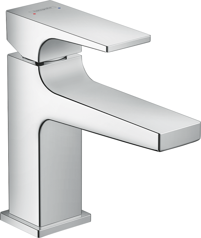 HansGrohe Metropol Tek Kollu Lavabo Bataryası 100 Çubuk Volan, Bas - Aç Gider Seti İle, Küçük Lavabolar İçin - 32500000 - 1