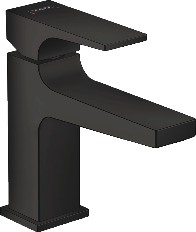 HansGrohe Metropol Tek Kollu Lavabo Bataryası 100 Çubuk Volan, Bas - Aç Gider Seti İle, Küçük Lavabolar İçin - 32500670 - 1