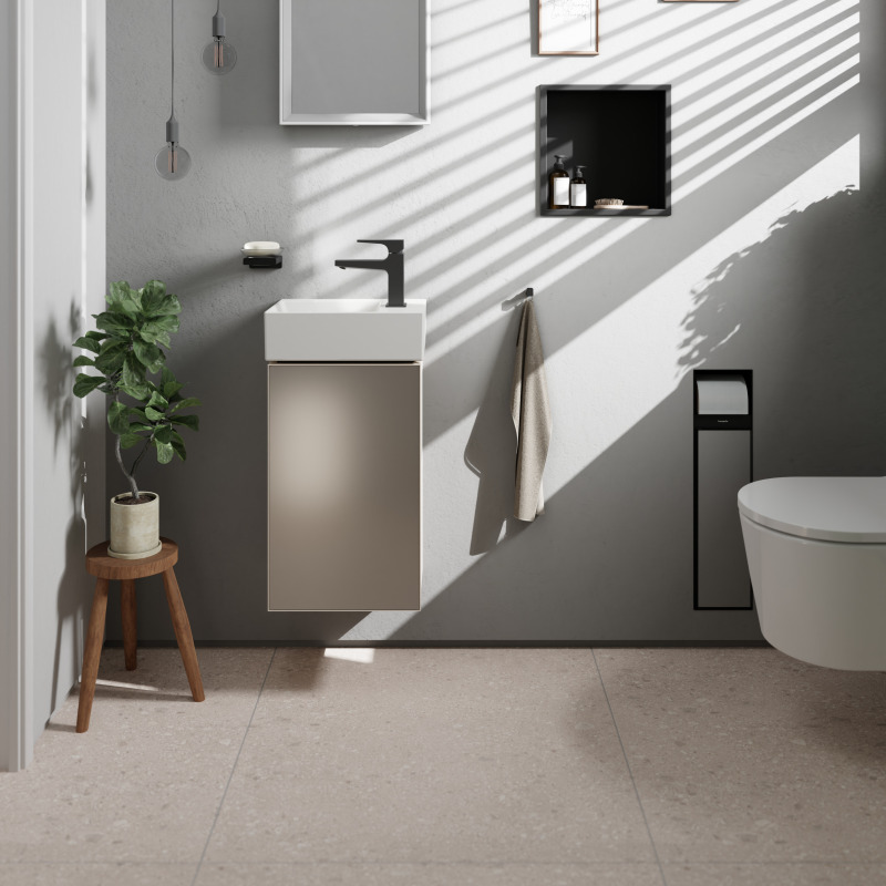 HansGrohe Metropol Tek Kollu Lavabo Bataryası 100 Çubuk Volan, Bas - Aç Gider Seti İle, Küçük Lavabolar İçin - 32500670 - 4