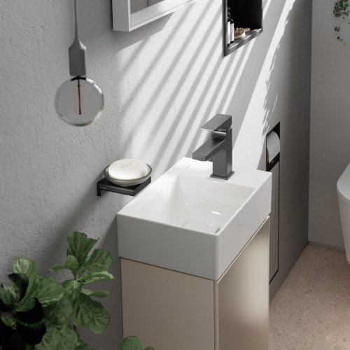 HansGrohe Metropol Tek Kollu Lavabo Bataryası 100 Çubuk Volan, Bas - Aç Gider Seti İle, Küçük Lavabolar İçin - 32500670 - 5