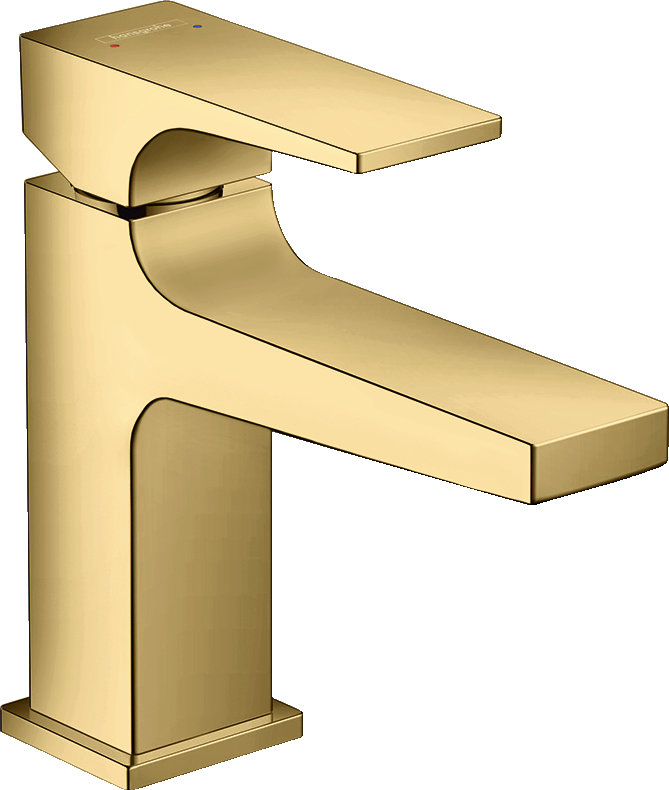 HansGrohe Metropol Tek Kollu Lavabo Bataryası 100 Çubuk Volan, Bas - Aç Gider Seti İle, Küçük Lavabolar İçin - 32500990 - 1