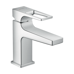 HansGrohe Metropol Tek Kollu Lavabo Bataryası 100 Loop Volan Ve Bas - Aç Gider Seti, Küçük Lavabolar İçin - 74500000 - HANSGROHE