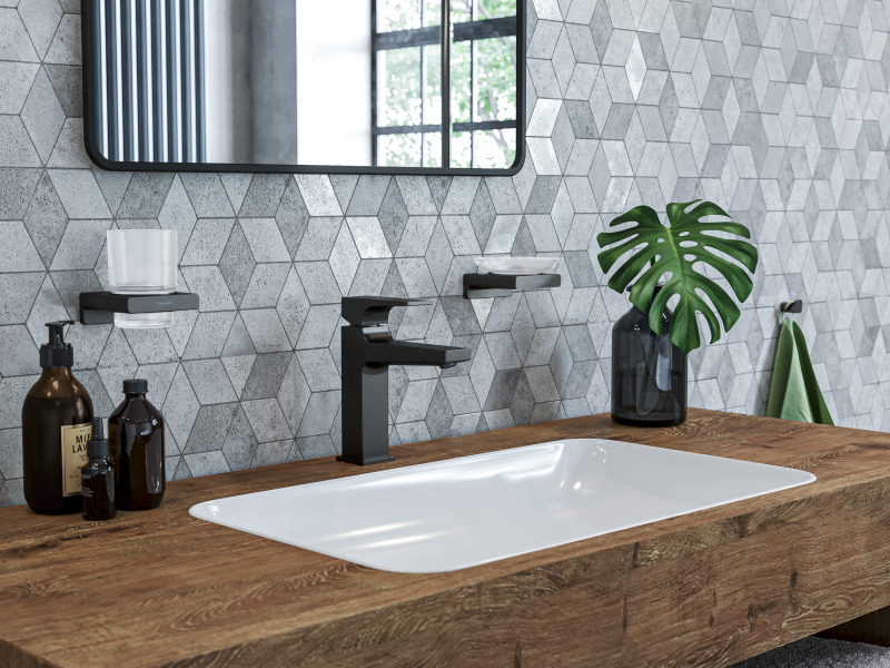 HansGrohe Metropol Tek Kollu Lavabo Bataryası 110 Çubuk Volan Ve Bas - Aç Gider Seti İle - 32507340 - 2