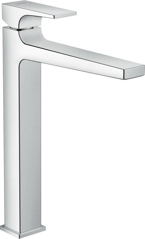 HansGrohe Metropol Tek Kollu Lavabo Bataryası 260 Çubuk Volan, Bas - Aç Gider Seti İle, Çanak Lavabolar İçin - 32512000 - 1
