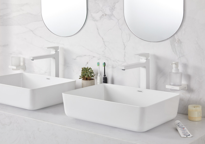 HansGrohe Metropol Tek Kollu Lavabo Bataryası 260 Çubuk Volan, Bas - Aç Gider Seti İle, Çanak Lavabolar İçin - 32512000 - 2