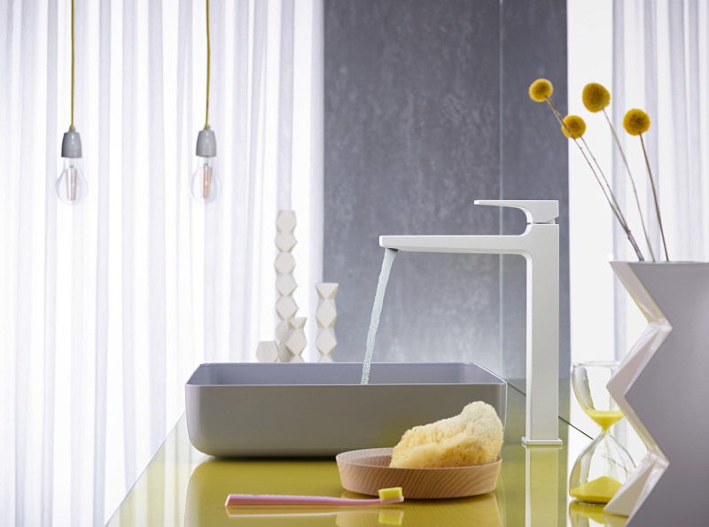 HansGrohe Metropol Tek Kollu Lavabo Bataryası 260 Çubuk Volan, Bas - Aç Gider Seti İle, Çanak Lavabolar İçin - 32512700 - 2