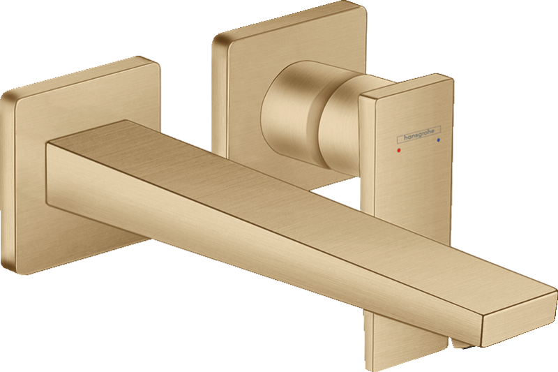 HansGrohe Metropol Tek Kollu Lavabo Bataryası Çubuk Volan, Ankastre Duvara Monte, 22.5 Cm Gaga İle - 32526140 - 1