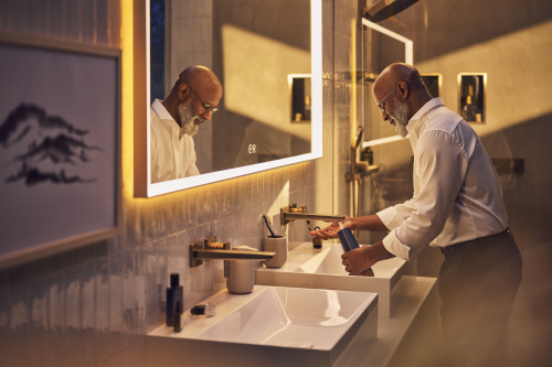HansGrohe Metropol Tek Kollu Lavabo Bataryası Çubuk Volan, Ankastre Duvara Monte, 22.5 Cm Gaga İle - 32526140 - 11