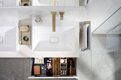 HansGrohe Metropol Tek Kollu Lavabo Bataryası Çubuk Volan, Ankastre Duvara Monte, 22.5 Cm Gaga İle - 32526140 - 16