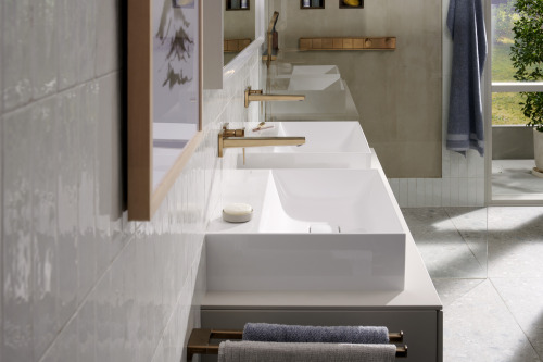 HansGrohe Metropol Tek Kollu Lavabo Bataryası Çubuk Volan, Ankastre Duvara Monte, 22.5 Cm Gaga İle - 32526140 - 17