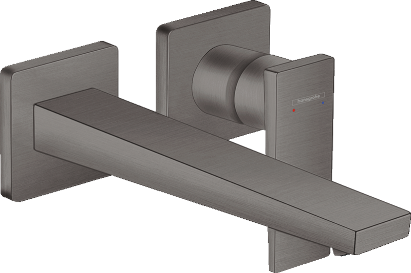 HansGrohe Metropol Tek Kollu Lavabo Bataryası Çubuk Volan, Ankastre Duvara Monte, 22.5 Cm Gaga İle - 32526340 - 1