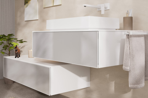 HansGrohe Metropol Tek Kollu Lavabo Bataryası Çubuk Volan, Ankastre Duvara Monte, 22.5 Cm Gaga İle - 32526700 - 2