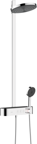 HansGrohe Pulsify S Duş Kolonu 260 2Jet, Ecosmart, Showertablet Select 400 İle - 24241000 - HANSGROHE