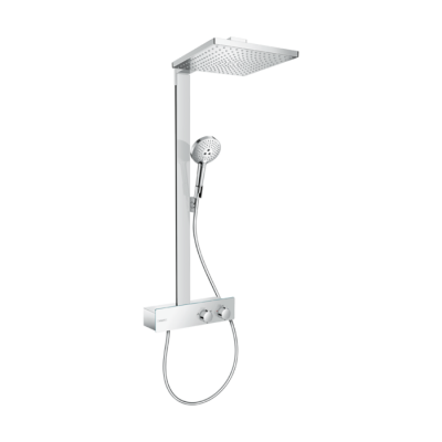 HansGrohe Raindance E Duş Kolonu 300 1 Jet, Ecosmart, 9 Lt/Dk, Showertablet 350 İle - 27362000 - 1