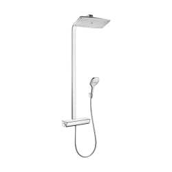 HansGrohe Raindance E Duş Kolonu 360 1 Jet, Ecosmart, 9 Lt/Dk, Termostat İle - 27286000 - 1