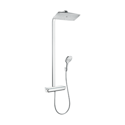 HansGrohe Raindance E Duş Kolonu 360 1 Jet, Ecosmart, 9 Lt/Dk, Termostat İle - 27286000 - 1