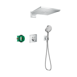 HansGrohe Raindance E Duş Sistemi 300 1Jet Showerselect Square İle - 27952000 - 1