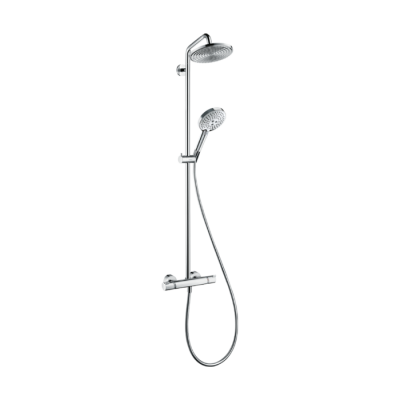 HansGrohe Raindance S Duş Kolonu 240 1 Jet, Ecosmart, 9 Lt/Dk, Termostat İle - 27116000 - 1