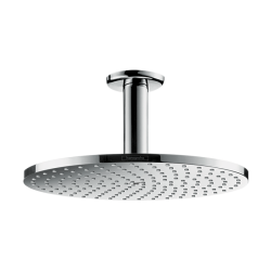 HansGrohe Raindance S Tepe Duşu 240 1 Jet, Powderrain, Tavan Bağlantısı İle - 27620000 - HANSGROHE