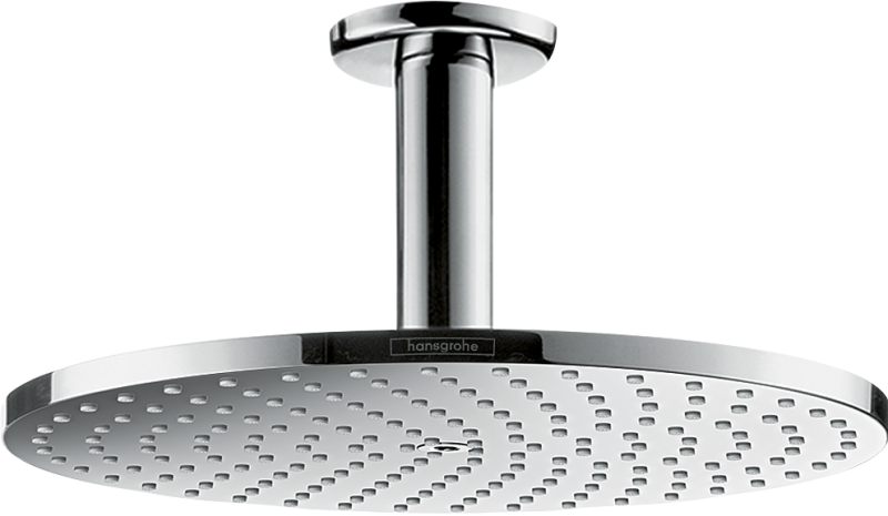 HansGrohe Raindance S Tepe Duşu 240 1 Jet, Powderrain, Tavan Bağlantısı İle - 27620000 - 1