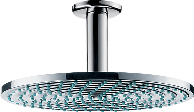 HansGrohe Raindance S Tepe Duşu 240 1 Jet, Tavan Bağlantısı İle - 27477000 - 1