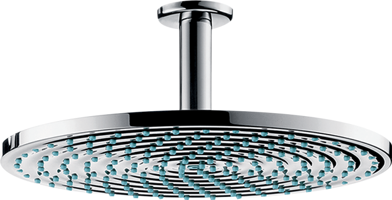 HansGrohe Raindance S Tepe Duşu 300 1 Jet, Tavan Bağlantısı İle - 27494000 - 1