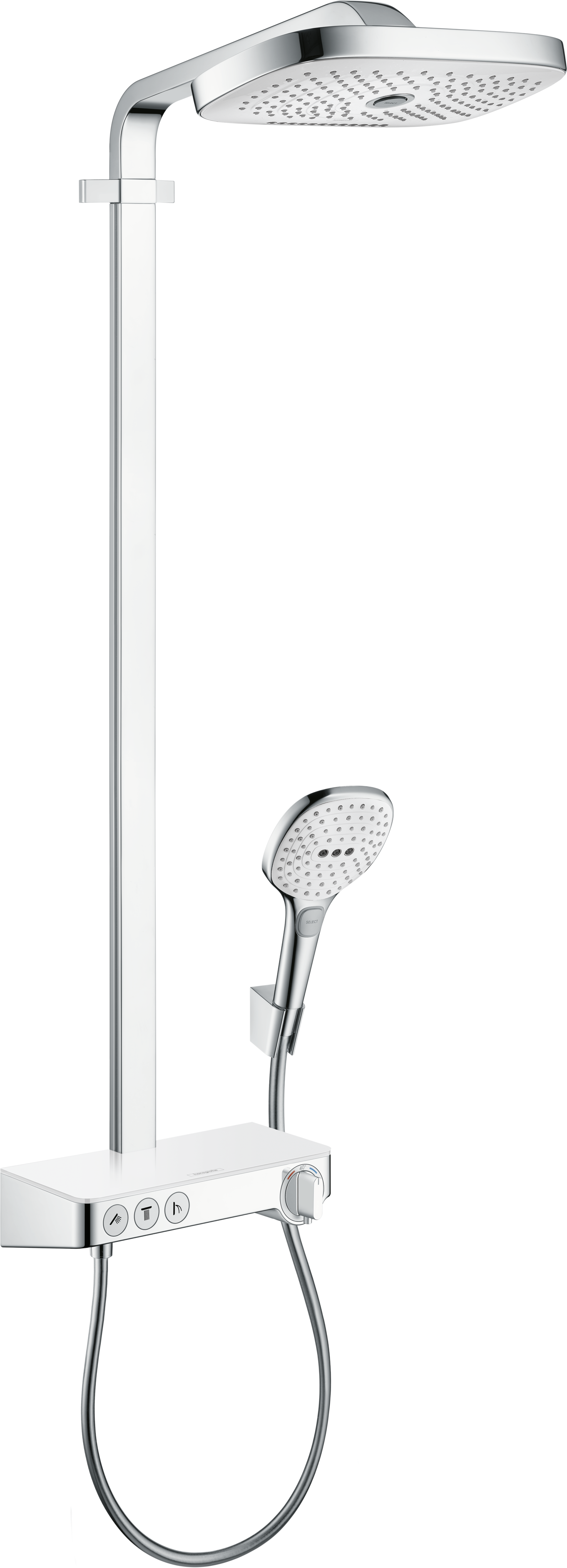 HansGrohe Raindance Select E Duş Kolonu 300 3 Jet, Showertablet Select 300 İle - 27127400 - 1