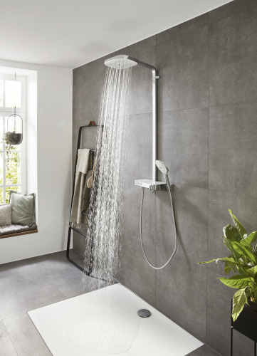 HansGrohe Raindance Select E Duş Kolonu 300 3 Jet, Showertablet Select 300 İle - 27127400 - 7
