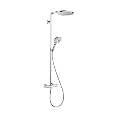 HansGrohe Raindance Select S Duş Kolonu 240 1 Jet, Powderrain, Termostat İle - 27633000 - 1