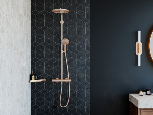 HansGrohe Raindance Select S Duş Kolonu 240 1 Jet, Powderrain, Termostat İle - 27633140 - 2