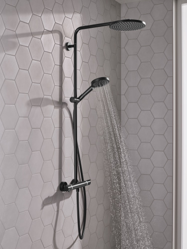 HansGrohe Raindance Select S Duş Kolonu 240 1 Jet, Powderrain, Termostat İle - 27633670 - 4