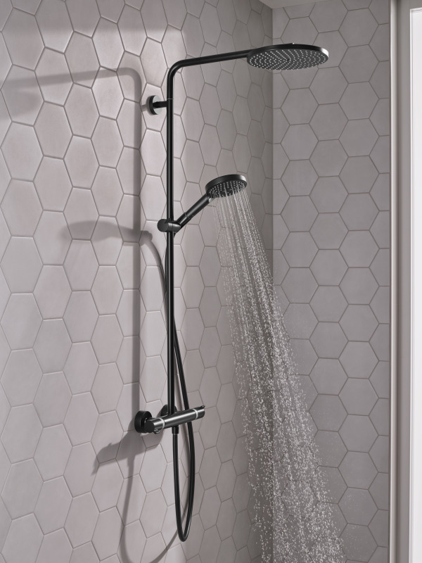 HansGrohe Raindance Select S Duş Kolonu 240 1 Jet, Powderrain, Termostat İle - 27633670 - 4