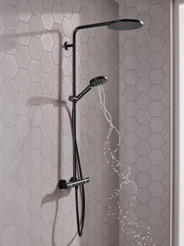 HansGrohe Raindance Select S Duş Kolonu 240 1 Jet, Powderrain, Termostat İle - 27633670 - 5