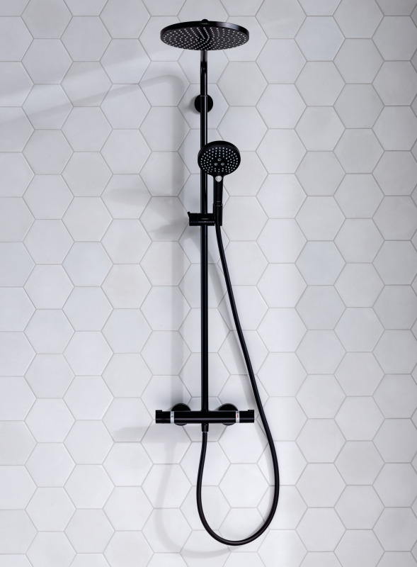 HansGrohe Raindance Select S Duş Kolonu 240 1 Jet, Powderrain, Termostat İle - 27633670 - 7