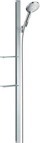 HansGrohe Raindance Select S Duş Seti 120 3 Jet, 150 Cm Duş Barı Ve Sabunluk İle - 27646000 - 1
