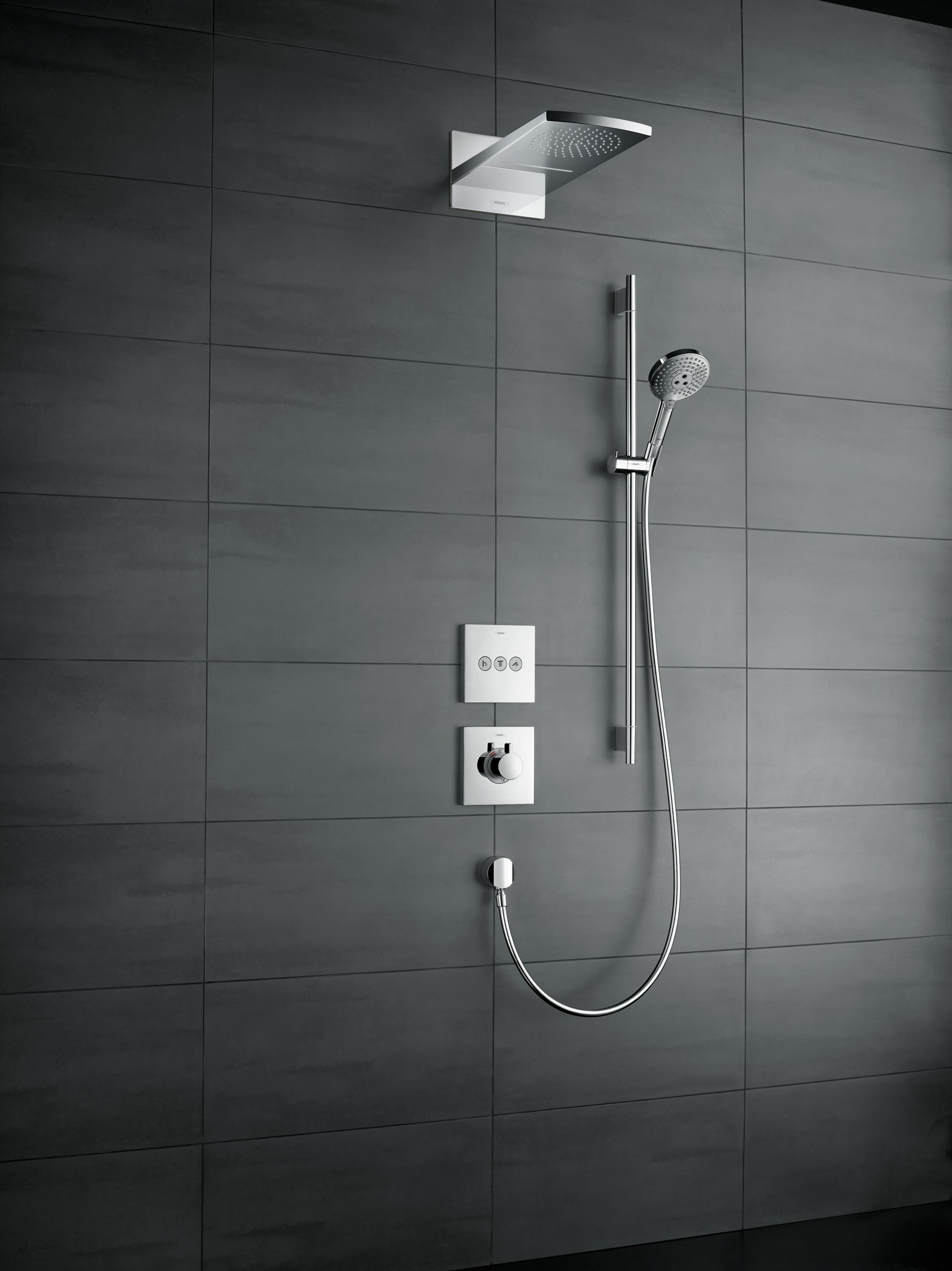 HansGrohe Raindance Select S Duş Seti 120 3 Jet, Ecosmart, 9Lt/Dk, 90 Cm Duş Barı Ve Sabunluk İle - 26633000 - 3