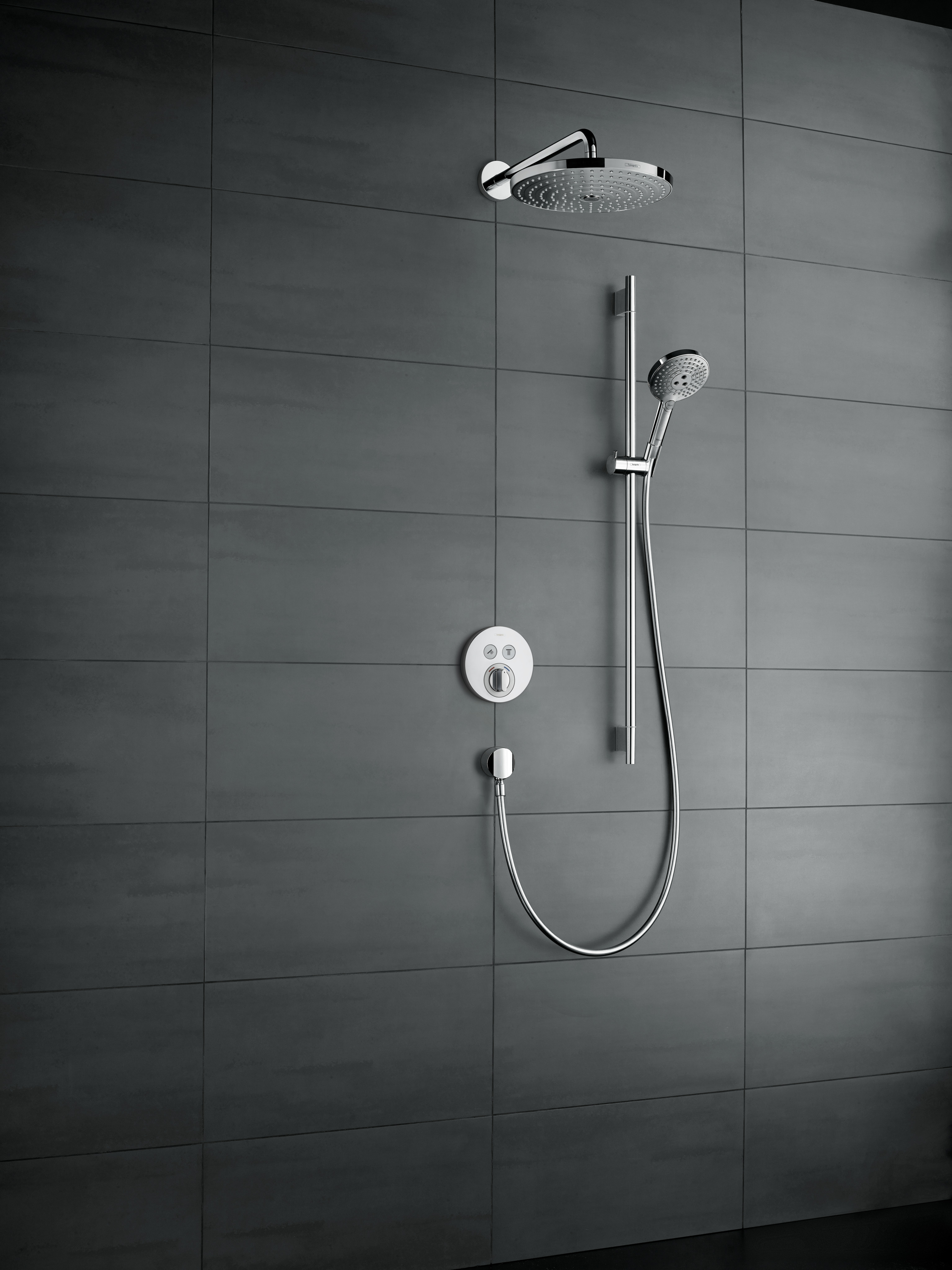 HansGrohe Raindance Select S Duş Seti 120 3 Jet, Ecosmart, 9Lt/Dk, 90 Cm Duş Barı Ve Sabunluk İle - 26633000 - 4