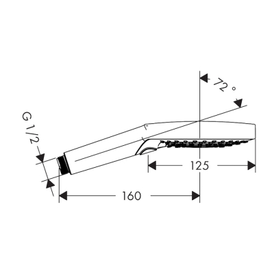 HansGrohe Raindance Select S El Duşu 120 3 Jet - 26530000 - 2