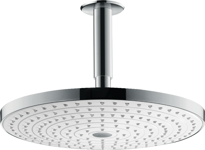 HansGrohe Raindance Select S Tepe Duşu 300 2 Jet, Tavan Bağlantısı İle - 27337400 - 1