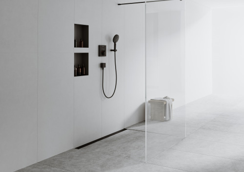 HansGrohe Raindrain Match Duş Kanalı 800 Yüksekliği Ayarlanabilir Çerçeveli - 56038670 - 3